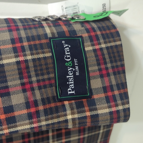 Paisley & Gray Plaid Slim Fit Sports Jacket Size 40R - Picture 2 of 7